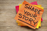 Share your story on a post-it
