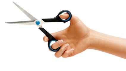 Don't be afraid to take out the scissors to cut copy
