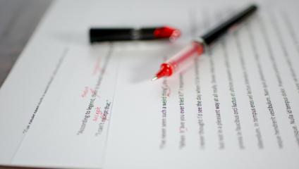 A red pen is still a great tool for editing your own writing