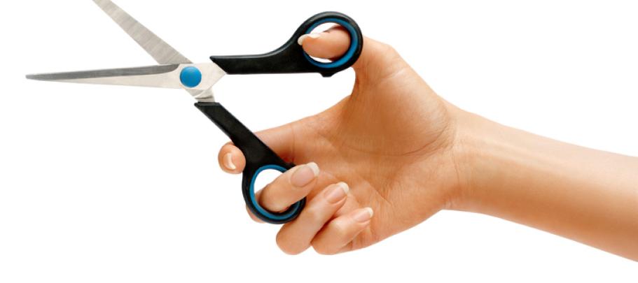Don't be afraid to take out the scissors to cut copy