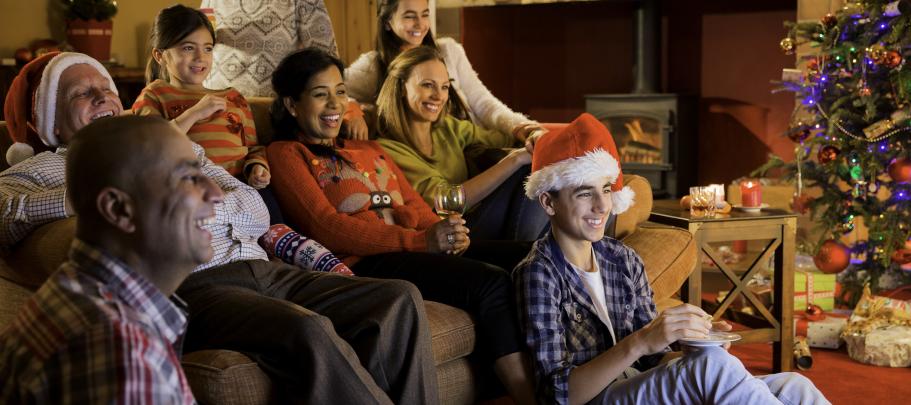 Watching holiday movies to inspire timely internal communication