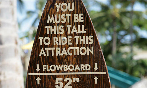 You must be this tall to ride